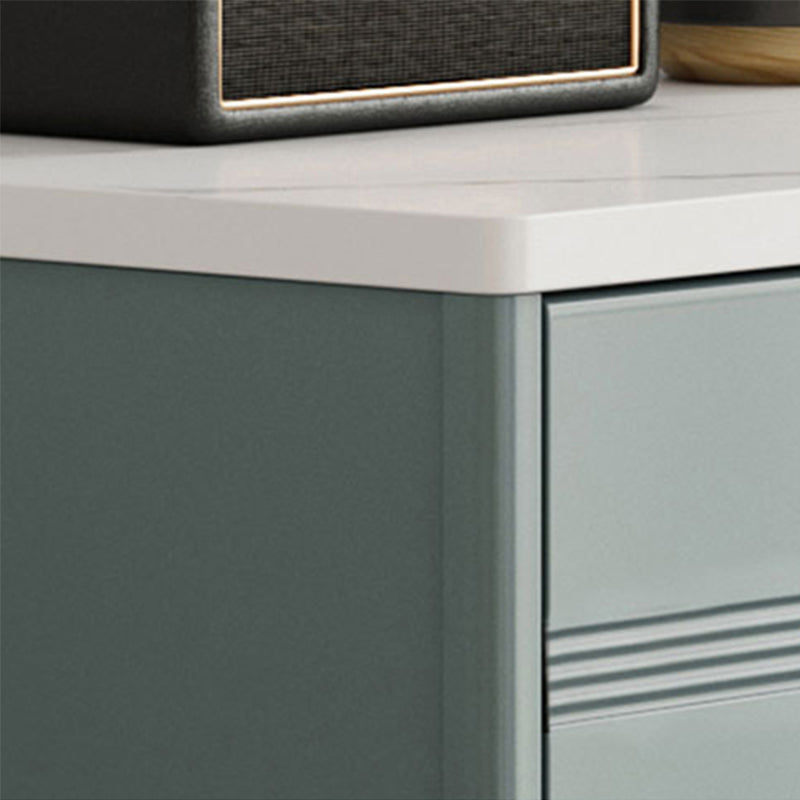 Cofre de acento rectangular moderno con cajón resistente a los rasguños cofre