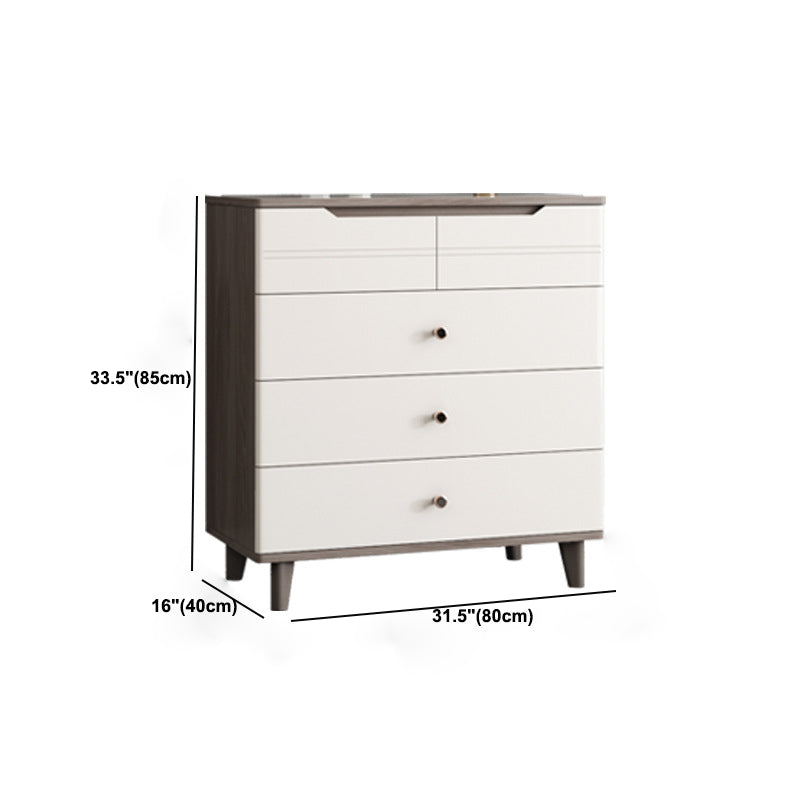 Cofre de acento rectangular moderno con cajón resistente a los rasguños cofre