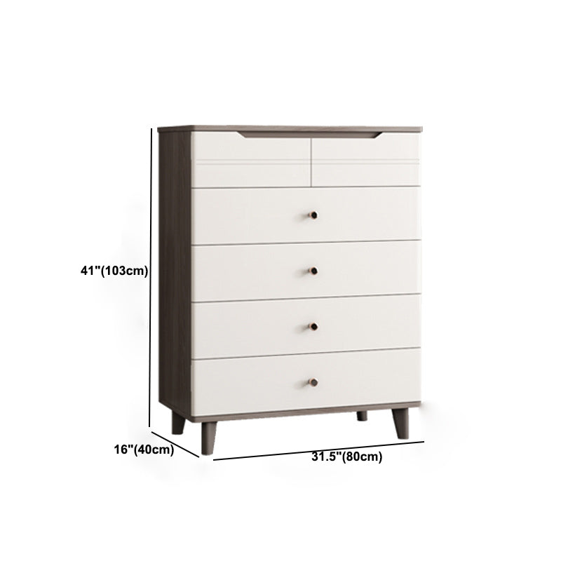 Cofre de acento rectangular moderno con cajón resistente a los rasguños cofre