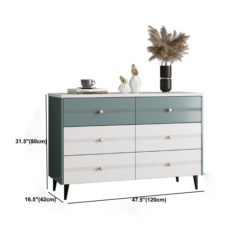 Moderne rechthoek accentkist met lade krasbestendige borst