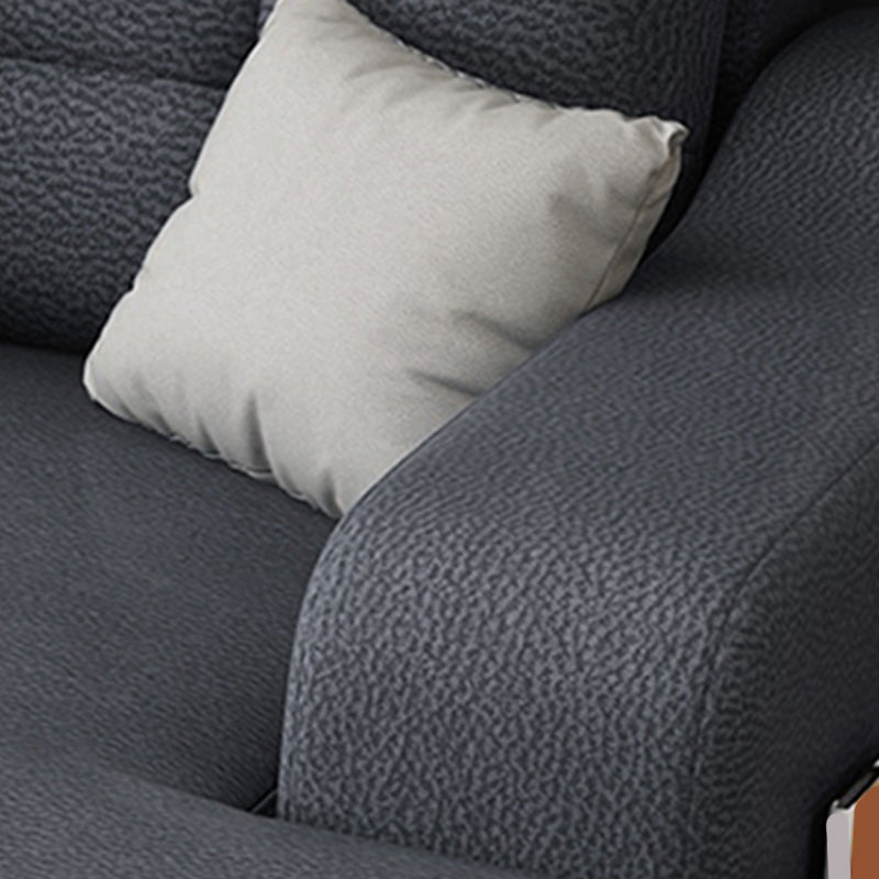 110.23" L Modern Sectional Square Arm Sectional with Storage