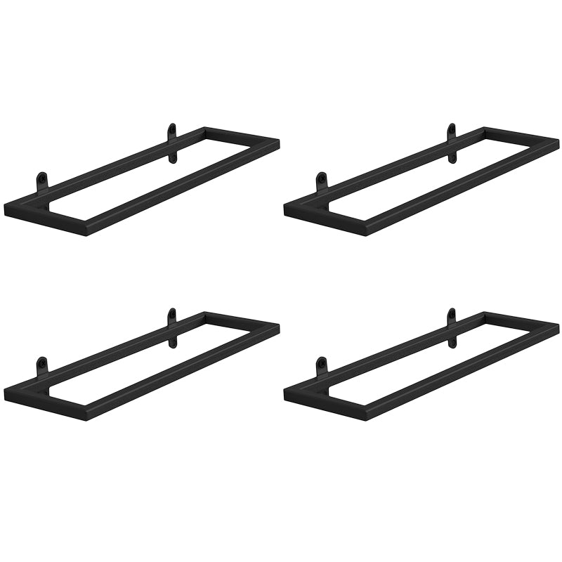 Porta in metallo glam in metallo decorativo rettangolare portaoggetti montato a parete