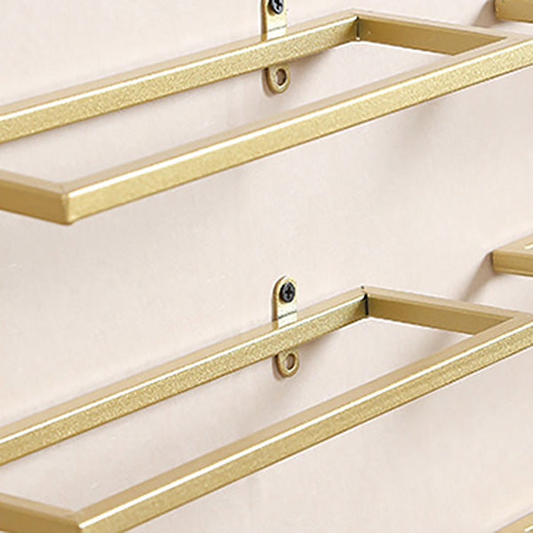 Porta in metallo glam in metallo decorativo rettangolare portaoggetti montato a parete