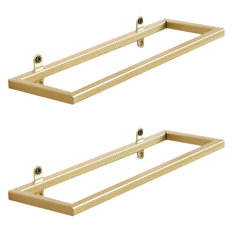 Porta in metallo glam in metallo decorativo rettangolare portaoggetti montato a parete