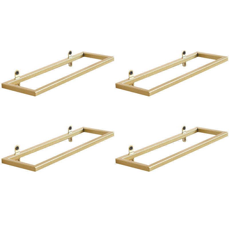 Porta in metallo glam in metallo decorativo rettangolare portaoggetti montato a parete