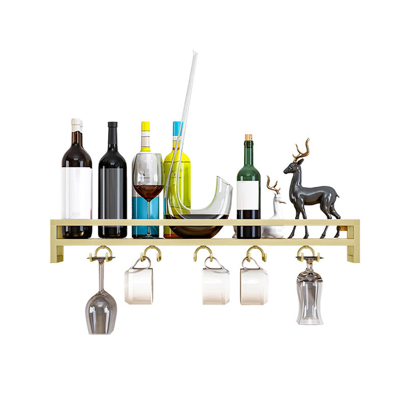 Modern Metal Wall Mounted Wine Holds up to 36 Bottles Wine Racks Clearhalo 'furn' 'furn_wine_racks' 'Furniture' 'Kitchen & Dining Furniture' 'Wine Racks' 'wine_racks' 5651682