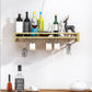 Modern Metal Wall Mounted Wine Holds up to 36 Bottles Wine Racks Clearhalo 'furn' 'furn_wine_racks' 'Furniture' 'Kitchen & Dining Furniture' 'Wine Racks' 'wine_racks' 5651693