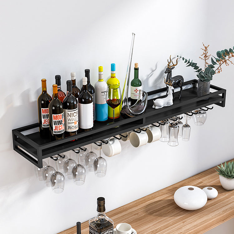 Modern Metal Wall Mounted Wine Holds up to 36 Bottles Wine Racks Clearhalo 'furn' 'furn_wine_racks' 'Furniture' 'Kitchen & Dining Furniture' 'Wine Racks' 'wine_racks' 5651695