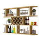 Wine Holder Rack Modern Wall Mounted Manufactured Wood for Kitchen