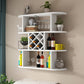 Wine Holder Rack Modern Wall Mounted Manufactured Wood for Kitchen