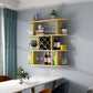 Wine Holder Rack Modern Wall Mounted Manufactured Wood for Kitchen