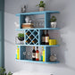 Wine Holder Rack Modern Wall Mounted Manufactured Wood for Kitchen