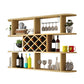Wine Holder Rack Modern Wall Mounted Manufactured Wood for Kitchen