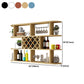 Wine Holder Rack Modern Wall Mounted Manufactured Wood for Kitchen