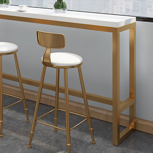 Tavolo da bar rettangolo glam tavolo da pranzo a barre fissa in legno massiccio con poggiapiedi