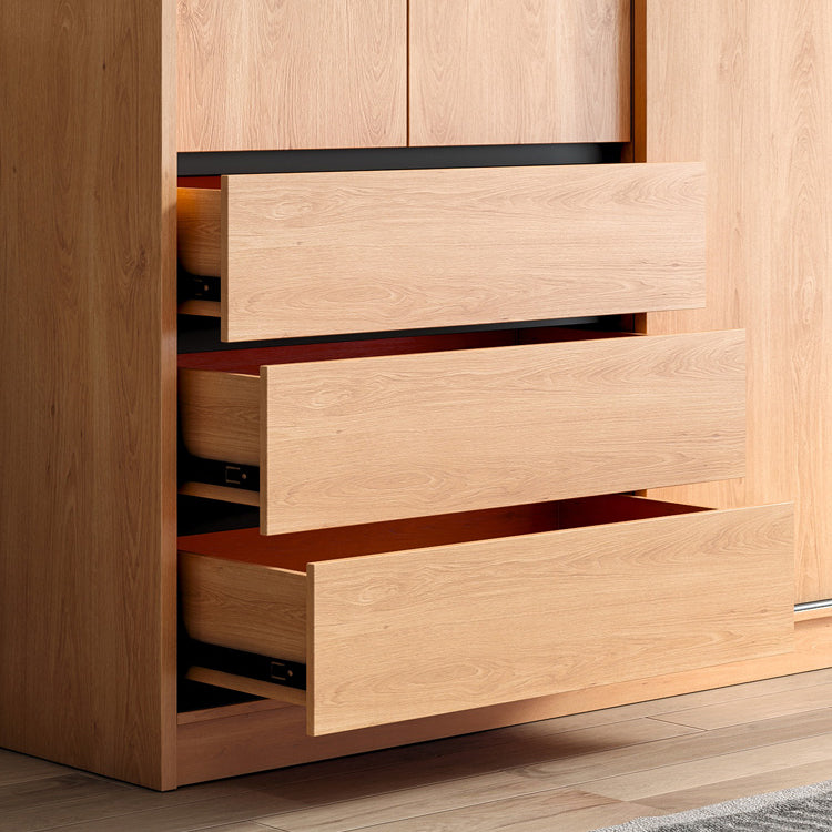 Sliding Engineered Wood Wardrobe Closet Modern Wardrobe Cabinet Clearhalo 'Armoires & Wardrobes' 'armoires_wardrobes' 'Bedroom Furniture' 'furn' 'furn_armoires_wardrobes' 'Furniture' 5652209