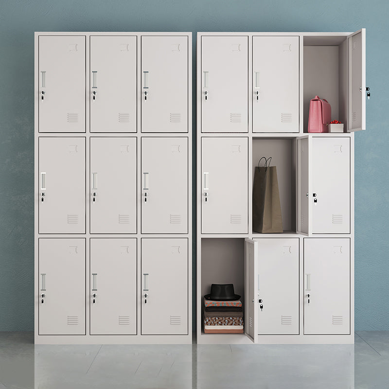 Eigentijdse scharnierende garderobe armoire metalen garderobe kast voor thuis