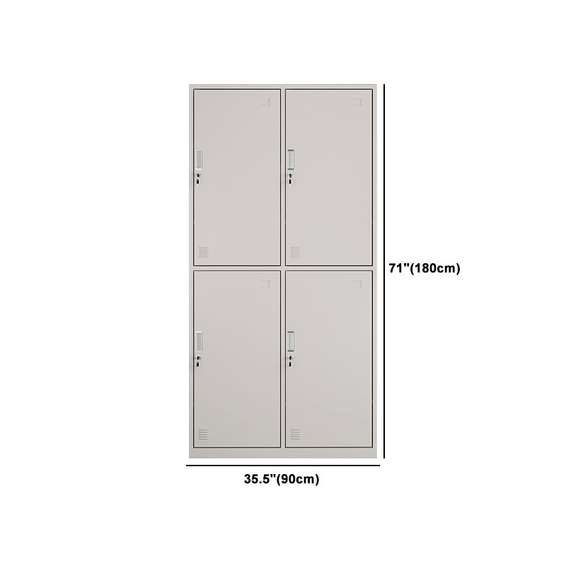 Eigentijdse scharnierende garderobe armoire metalen garderobe kast voor thuis