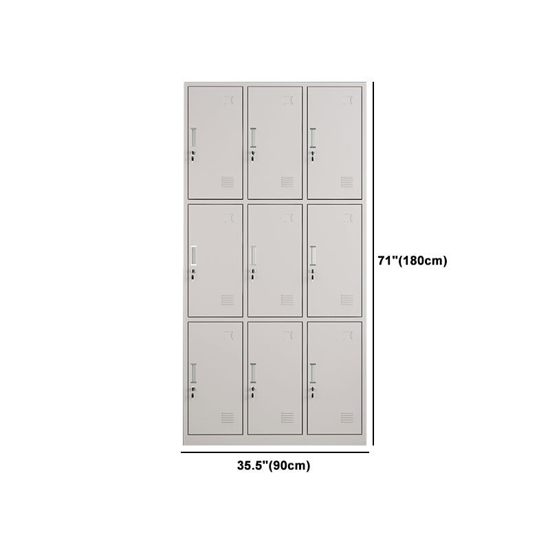 Eigentijdse scharnierende garderobe armoire metalen garderobe kast voor thuis