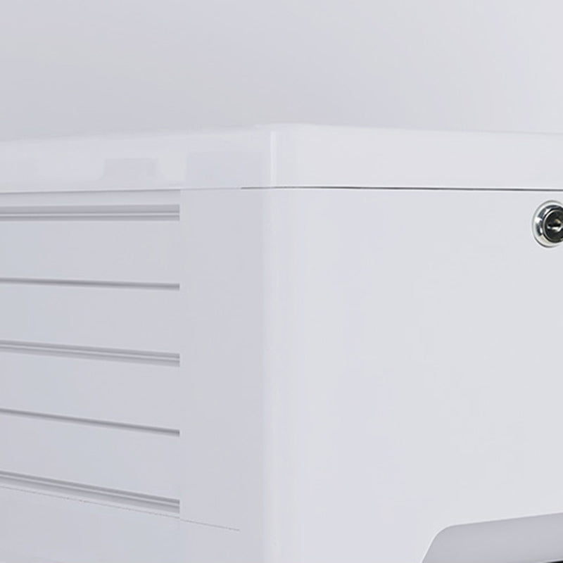 Plastic Home Non-Hanging Armoire Modern Style Storage Cabinet with Caster Wheels Clearhalo 'Armoires & Wardrobes' 'armoires_wardrobes' 'Bedroom Furniture' 'furn' 'furn_armoires_wardrobes' 'Furniture' 5652311