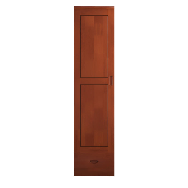 Traditional Wardrobe Cabinet Hinged Rubberwood Wardrobe Armoire Clearhalo 'Armoires & Wardrobes' 'armoires_wardrobes' 'Bedroom Furniture' 'furn' 'furn_armoires_wardrobes' 'Furniture' 5652381