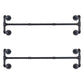 Industrial Style Coat Hanger Metal Water Pipe Wall Mounted Coat Rack
