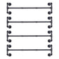 Industrial Style Coat Hanger Metal Water Pipe Wall Mounted Coat Rack