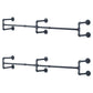 Industrial Style Coat Hanger Metal Water Pipe Wall Mounted Coat Rack