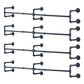 Industrial Style Coat Hanger Metal Water Pipe Wall Mounted Coat Rack