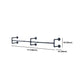 Industrial Style Coat Hanger Metal Water Pipe Wall Mounted Coat Rack
