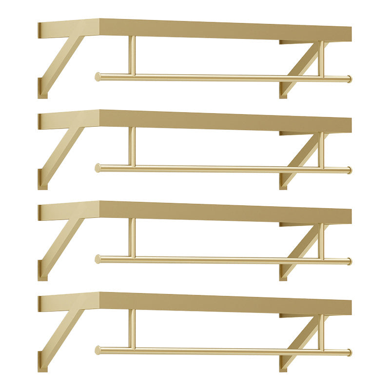 Gorgeous Style Coat Rack Metal Wall Mounted Gold Coat Rack Living Room 4 Piece Set Clearhalo 'Entry & Mudroom Furniture' 'furn' 'furn_hall_tree_coat_racks' 'Furniture' 'Hall Trees & Coat Racks' 'hall_tree_coat_racks' 5652619