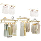 Gorgeous Style Coat Rack Metal Wall Mounted Gold Coat Rack Living Room Clearhalo 'Entry & Mudroom Furniture' 'furn' 'furn_hall_tree_coat_racks' 'Furniture' 'Hall Trees & Coat Racks' 'hall_tree_coat_racks' 5652620