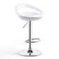 Contemporary Metal Barstool Adjustable Plastic Counter Stool in Matte Finish for Indoor White 1 Piece Clearhalo 'Bar Furniture' 'Bar Stools' 'bar_stools' 'furn' 'furn_bar_stools' 'Furniture' 'Kitchen & Dining Furniture' 5653912