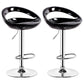 Contemporary Metal Barstool Adjustable Plastic Counter Stool in Matte Finish for Indoor Black 2 Piece Set Clearhalo 'Bar Furniture' 'Bar Stools' 'bar_stools' 'furn' 'furn_bar_stools' 'Furniture' 'Kitchen & Dining Furniture' 5653923