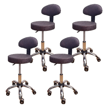 Moderno Metal Barstool de tela Taburada tapizada en el acabado mate para interiores