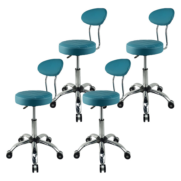 Moderno Metal Barstool de tela Taburada tapizada en el acabado mate para interiores