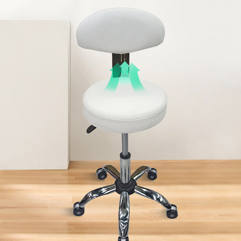 Moderno Metal Barstool de tela Taburada tapizada en el acabado mate para interiores