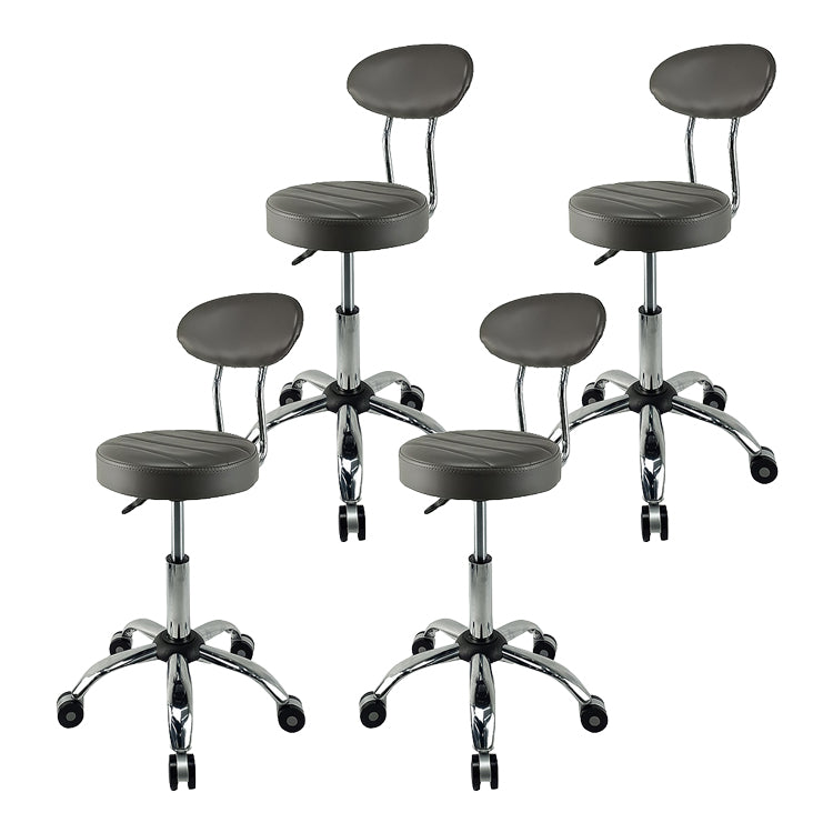 Moderno Metal Barstool de tela Taburada tapizada en el acabado mate para interiores