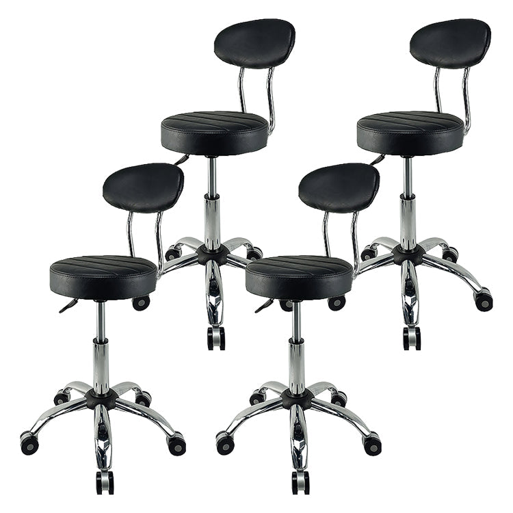Moderno Metal Barstool de tela Taburada tapizada en el acabado mate para interiores