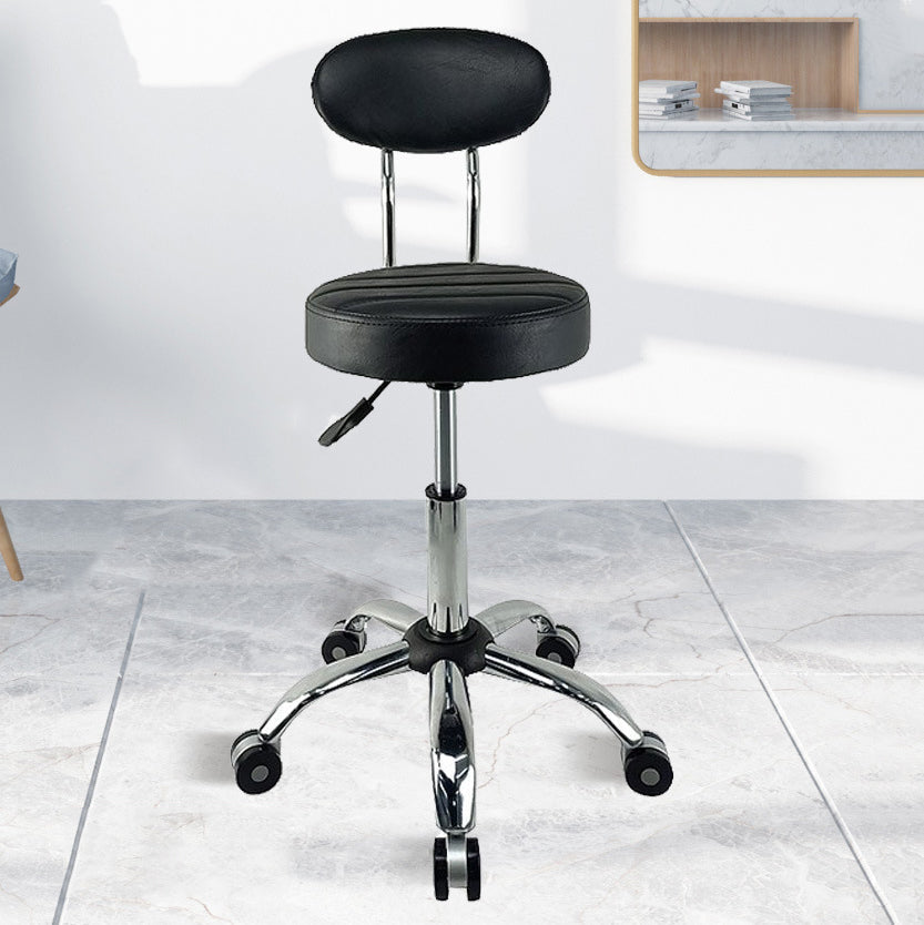 Moderno Metal Barstool de tela Taburada tapizada en el acabado mate para interiores
