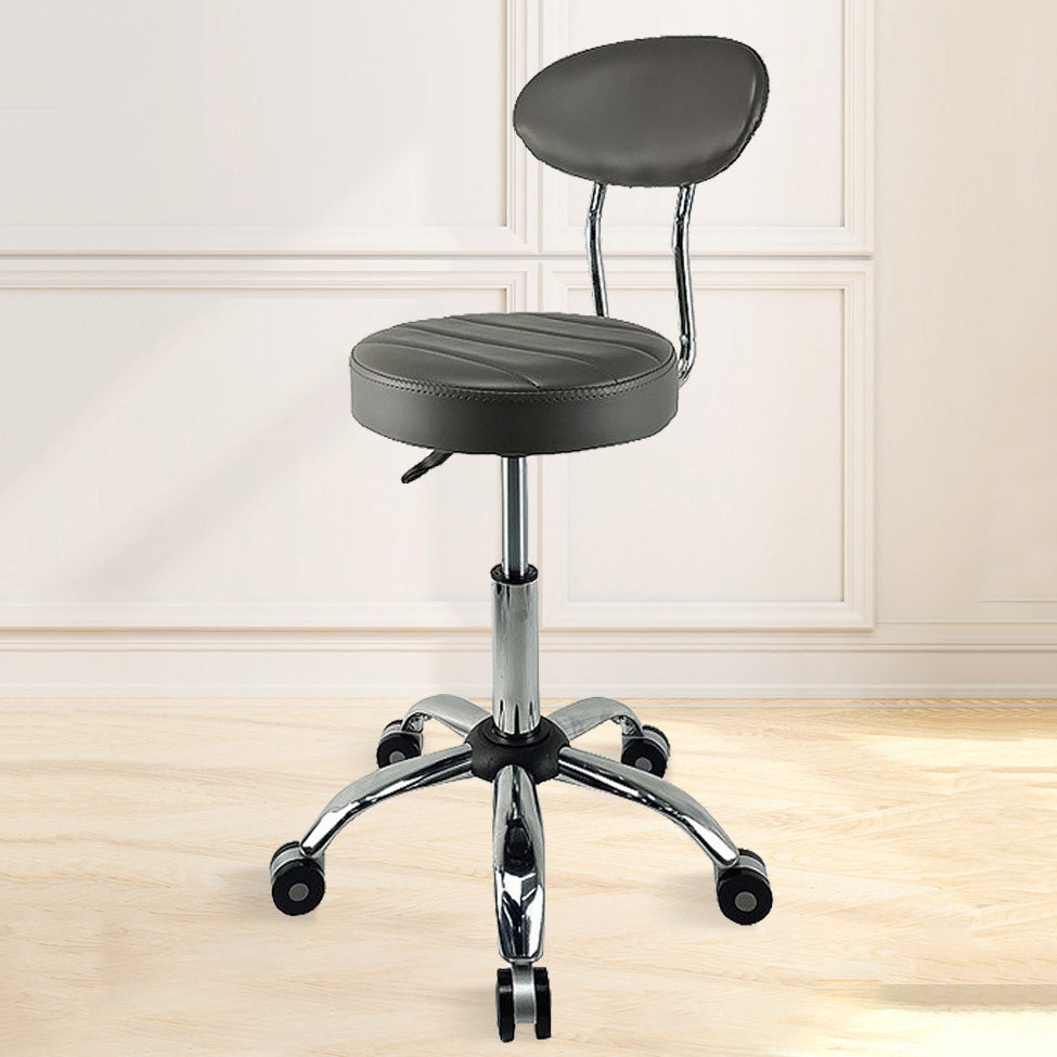 Moderno Metal Barstool de tela Taburada tapizada en el acabado mate para interiores