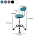 Moderno Metal Barstool de tela Taburada tapizada en el acabado mate para interiores