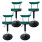 Scandinavian Metal Barstool Fabric Upholstered Counter Stool in Matte Finish for Indoor Green Black 4 Piece Set Clearhalo 'Bar Furniture' 'Bar Stools' 'bar_stools' 'furn' 'furn_bar_stools' 'Furniture' 'Kitchen & Dining Furniture' 5654134