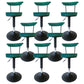Scandinavian Metal Barstool Fabric Upholstered Counter Stool in Matte Finish for Indoor Green Black 8 Piece Set Clearhalo 'Bar Furniture' 'Bar Stools' 'bar_stools' 'furn' 'furn_bar_stools' 'Furniture' 'Kitchen & Dining Furniture' 5654139