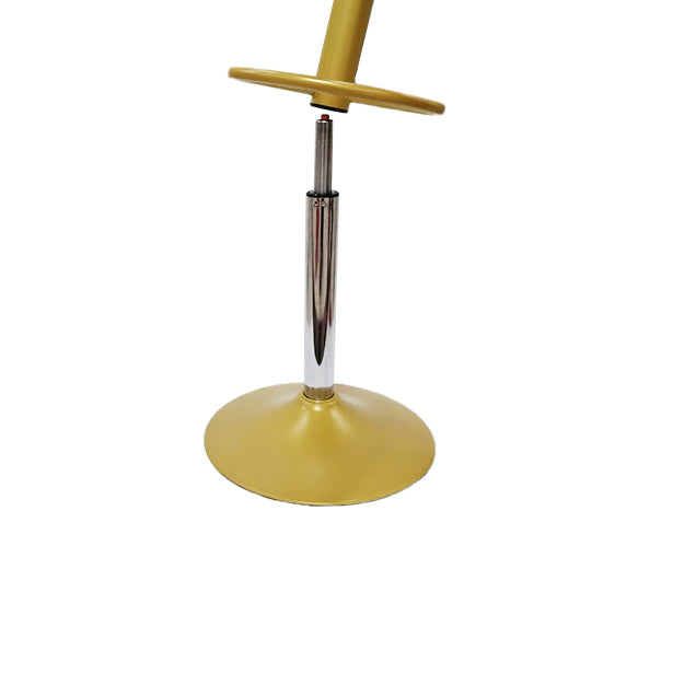 Scandinavian Metal Barstool Fabric Upholstered Counter Stool in Matte Finish for Indoor Clearhalo 'Bar Furniture' 'Bar Stools' 'bar_stools' 'furn' 'furn_bar_stools' 'Furniture' 'Kitchen & Dining Furniture' 5654146