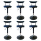 Scandinavian Metal Barstool Fabric Upholstered Counter Stool in Matte Finish for Indoor Dark Blue Black 6 Piece Set Clearhalo 'Bar Furniture' 'Bar Stools' 'bar_stools' 'furn' 'furn_bar_stools' 'Furniture' 'Kitchen & Dining Furniture' 5654162