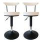Scandinavian Metal Barstool Fabric Upholstered Counter Stool in Matte Finish for Indoor Gloss White Black 2 Piece Set Clearhalo 'Bar Furniture' 'Bar Stools' 'bar_stools' 'furn' 'furn_bar_stools' 'Furniture' 'Kitchen & Dining Furniture' 5654165