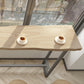 Mesa de bar rectangular de estilo moderno, mesa de mostrador de madera maciza de 1/5 piezas