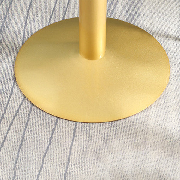 Mesa de bar redonda estilo Glam, mesa de mostrador de mármol sintético de 1/2/3 piezas