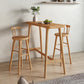 Mesa de bar rectangular de estilo moderno, mesa de mostrador de madera maciza de pino de 1/2/3 piezas